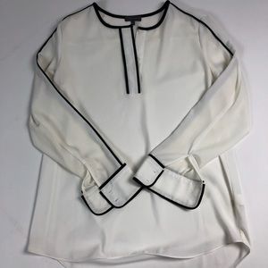Vince Camuto | White Blouse | Size Small‎